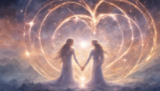 Intense divine influence creating a connection between two hearts