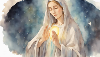Mother Mary doing miracle