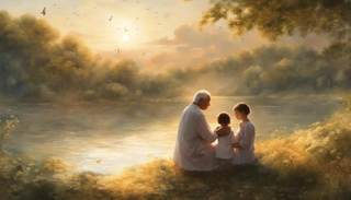 Image reflecting strong familial bonds, peace, and potent prayers